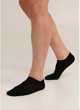 Short men’s bamboo socks MS1 BAMBOO (black)