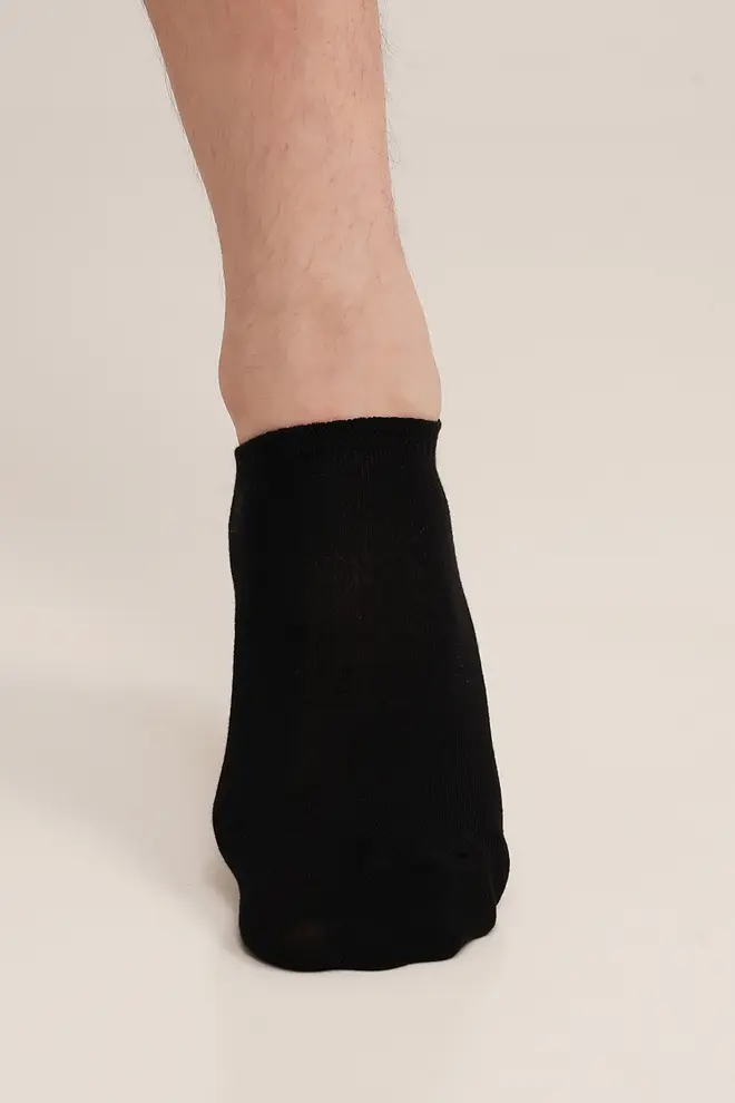 Short men’s bamboo socks MS1 BAMBOO (black)