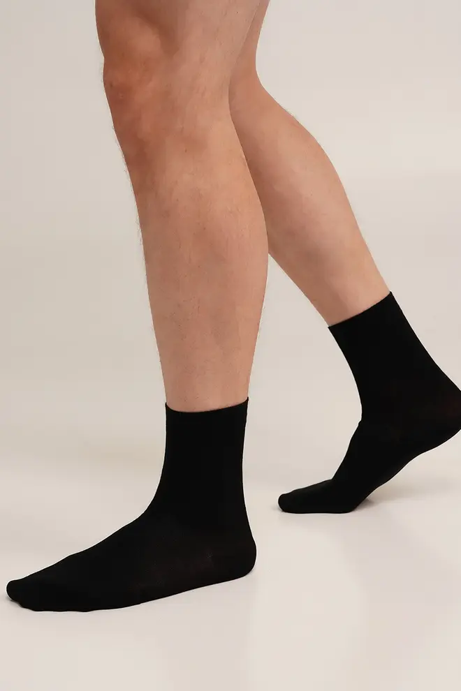 High men’s bamboo socks MS3 BAMBOO (black)