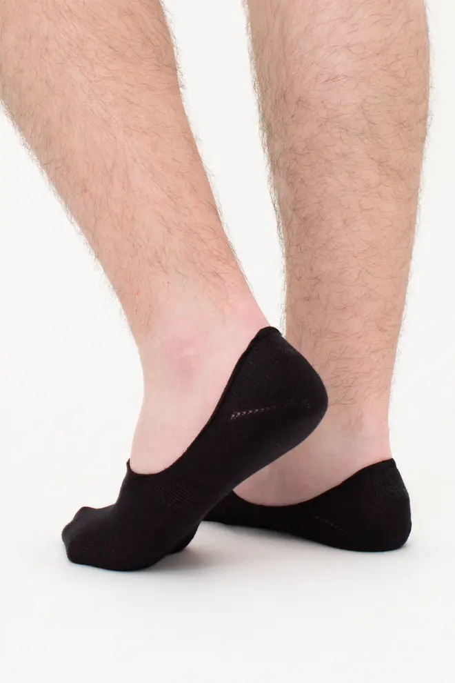 Herren Füßlinge aus Baumwolle MF1 CLASSIC (black)