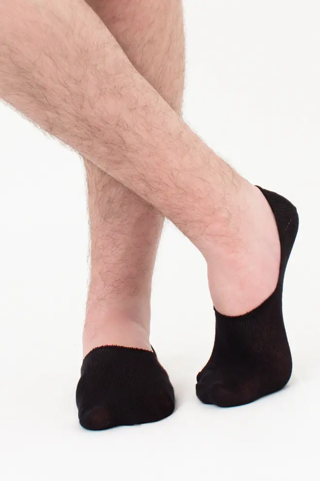 Herren Füßlinge aus Baumwolle MF1 CLASSIC (black)