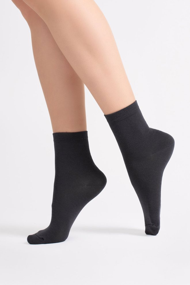 2 Pack Hohe socken aus Baumwolle WS3 CLASSIC (marsala/iron)