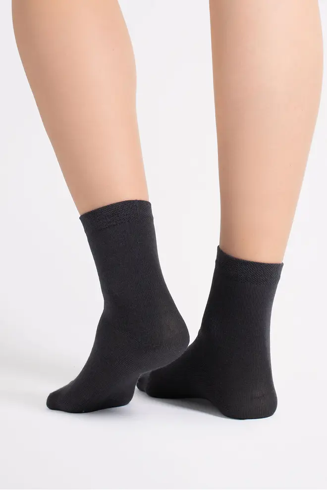 2 Pack Cotton High Socks WS3 CLASSIC (marsala/iron)