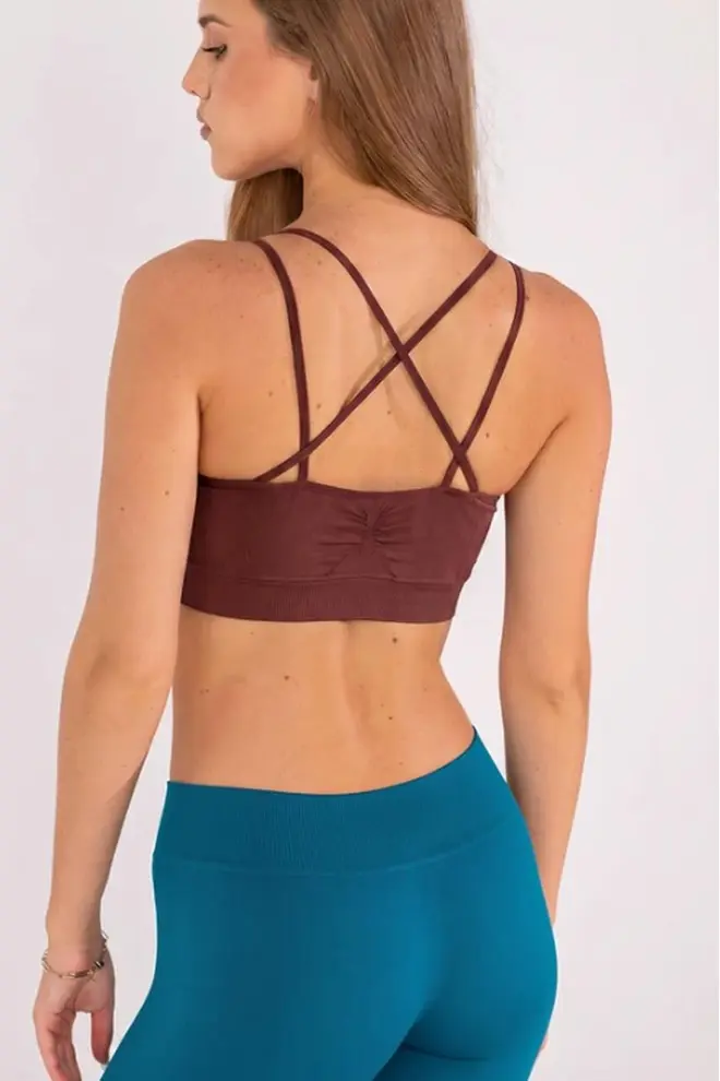 Seamless Top FLEX TOP ACTIVE Flexit (hot chocolate)