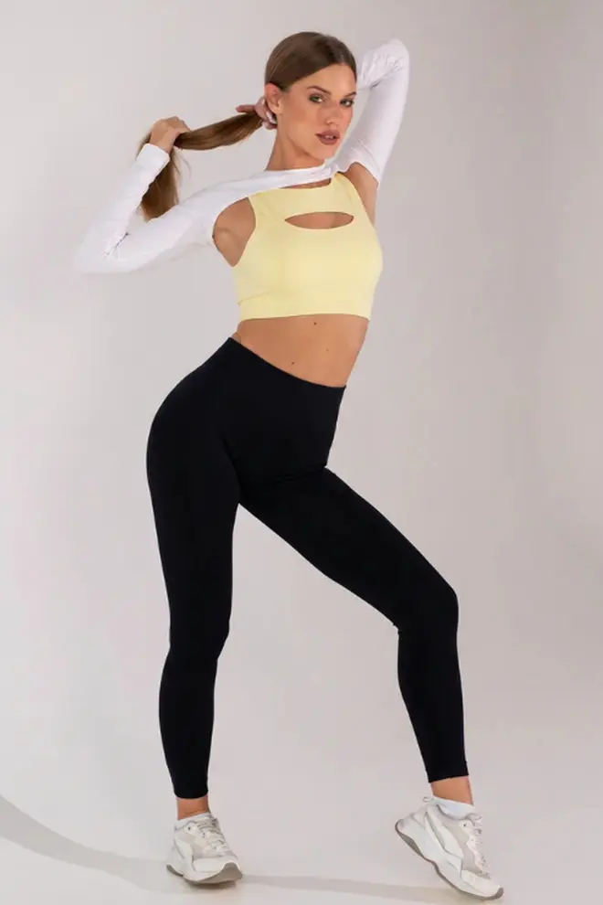 Top with Neckline FLEX TOP ENERGY Flexit (lemon grass)