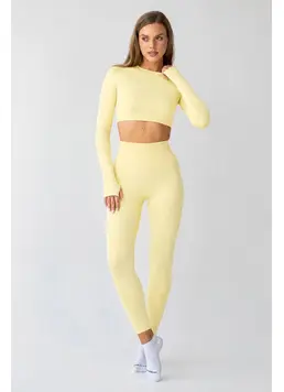 Leggings mit figurformendem Bund FLEXING LEGGINGS ACTIVE Flexit (lemon grass) Leggings mit figurformendem Bund FLEXING LEGGINGS ACTIVE Flexit (lemon grass)