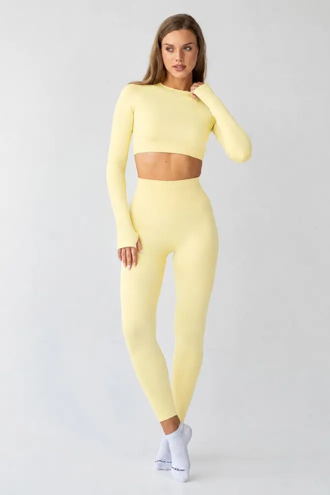 Leggings mit figurformendem Bund FLEXING LEGGINGS ACTIVE Flexit (lemon grass) Leggings mit figurformendem Bund FLEXING LEGGINGS ACTIVE Flexit (lemon grass)