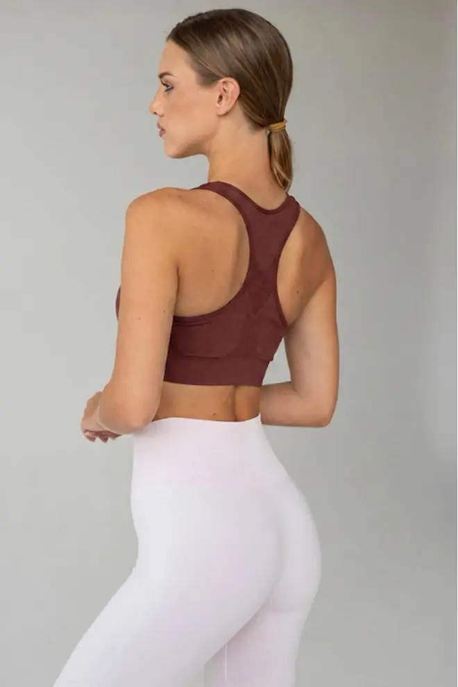 Top with Racerback FLEX TOP FREE FlexIt (hot chocolate)