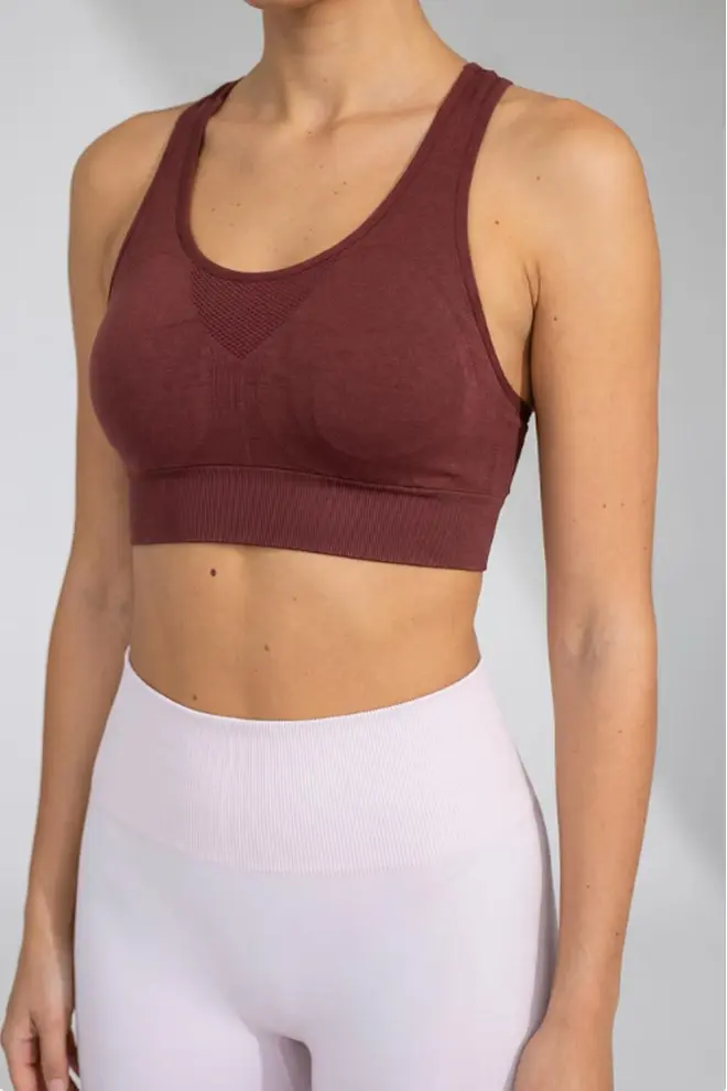 Top with Racerback FLEX TOP FREE FlexIt (hot chocolate)