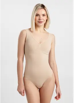Body-Slip mit breiten Trägern BODY SLIP SHAPEWEAR light nude