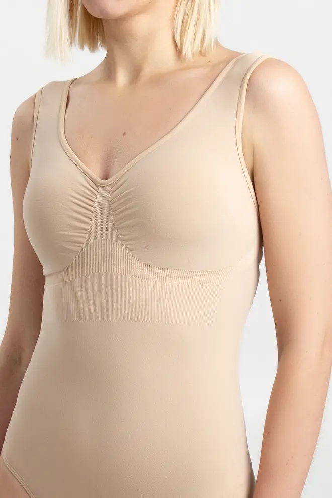 Body-Slip mit breiten Trägern BODY SLIP SHAPEWEAR light nude