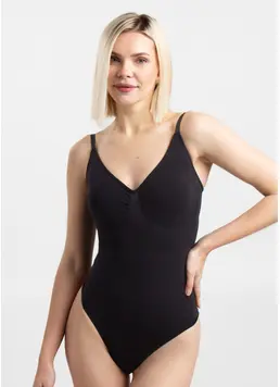 Body-String mit schmalen Trägern BODY STRING SHAPEWEAR black