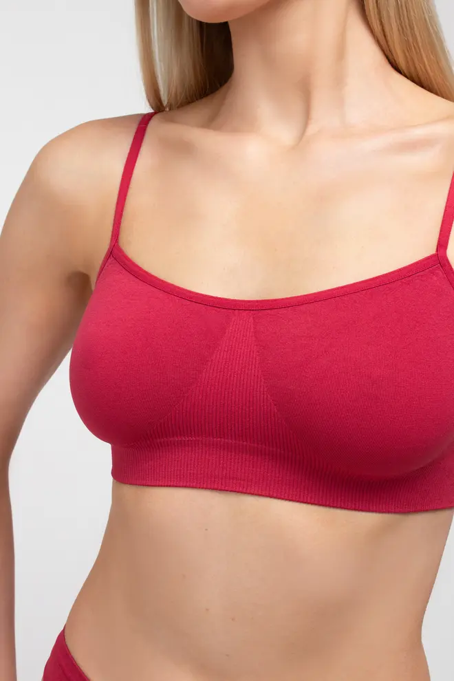 Nahtloses Trägertop CAMI TOP  (winterberry)