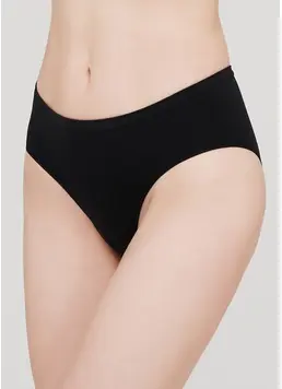 Women’s seamless hipster briefs (black)