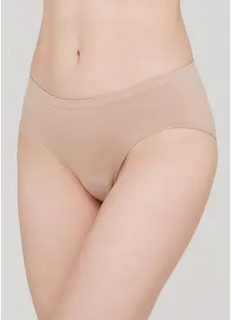 Women’s seamless hipster briefs (naturale)