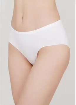 Women’s seamless hipster briefs (white)