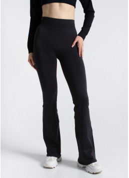 Flared leggings LEGGINGS FLARED black Flared leggings LEGGINGS FLARED black