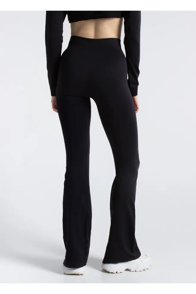 Flared leggings LEGGINGS FLARED black