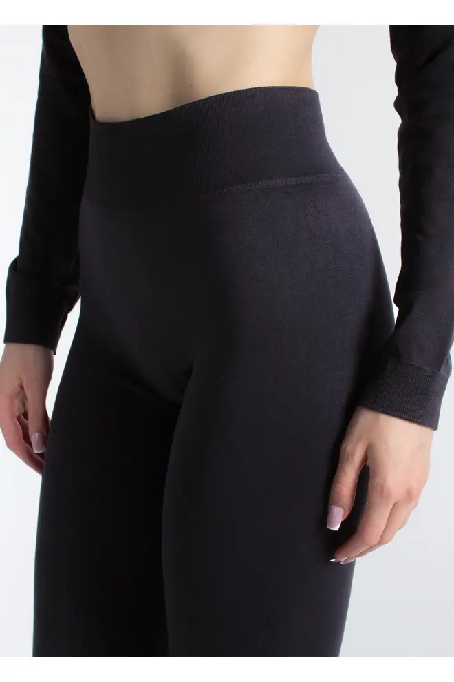 Flared leggings LEGGINGS FLARED black