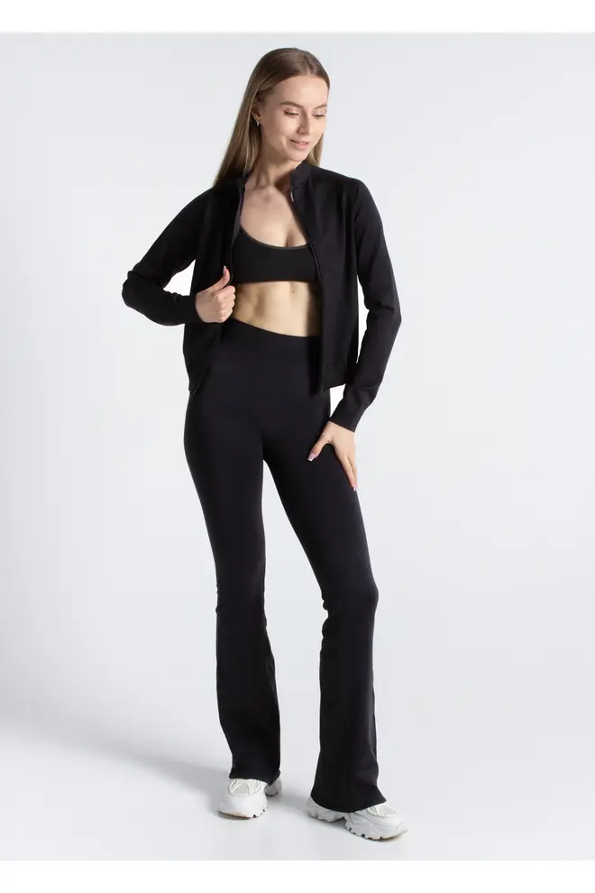Flared leggings LEGGINGS FLARED black