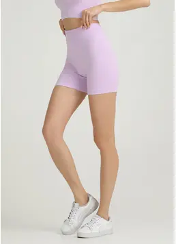 Nahtlose Ripp-Shorts mit Push-up-Effekt SHORTS RIB SHAPE (orchid bloom)