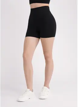 Nahtlose Push-up Shorts SHAPE (Schwarz)
