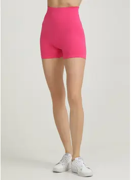 Seamless Push-Up Shorts SHAPE (bright pink)