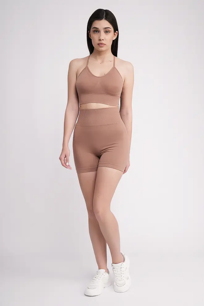 Seamless Push-Up Shorts SHAPE (mokko)
