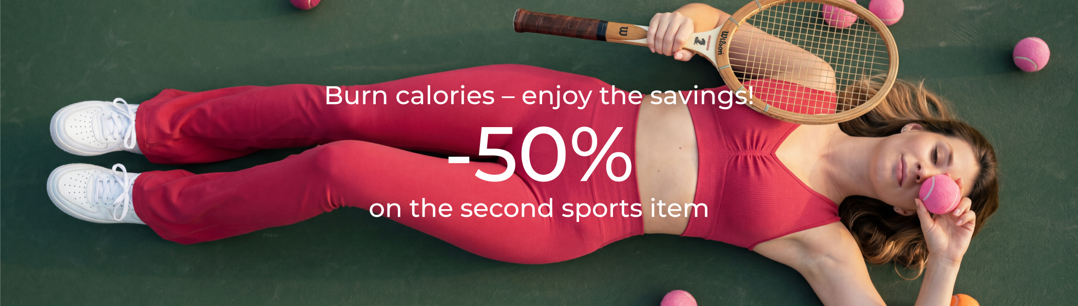 –50% on the second sports item