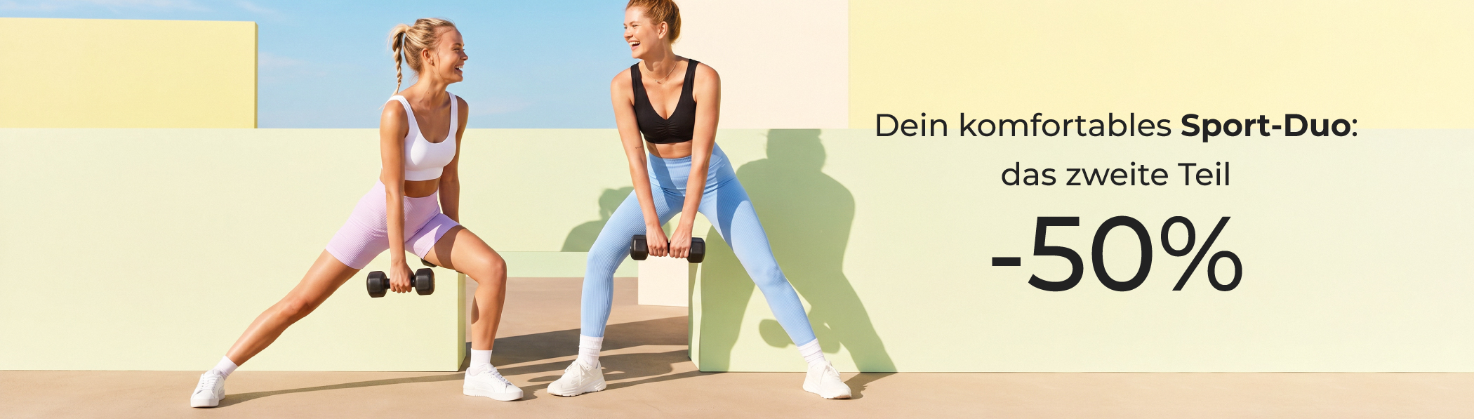 Sport-Duo: das zweite Teil —50%
