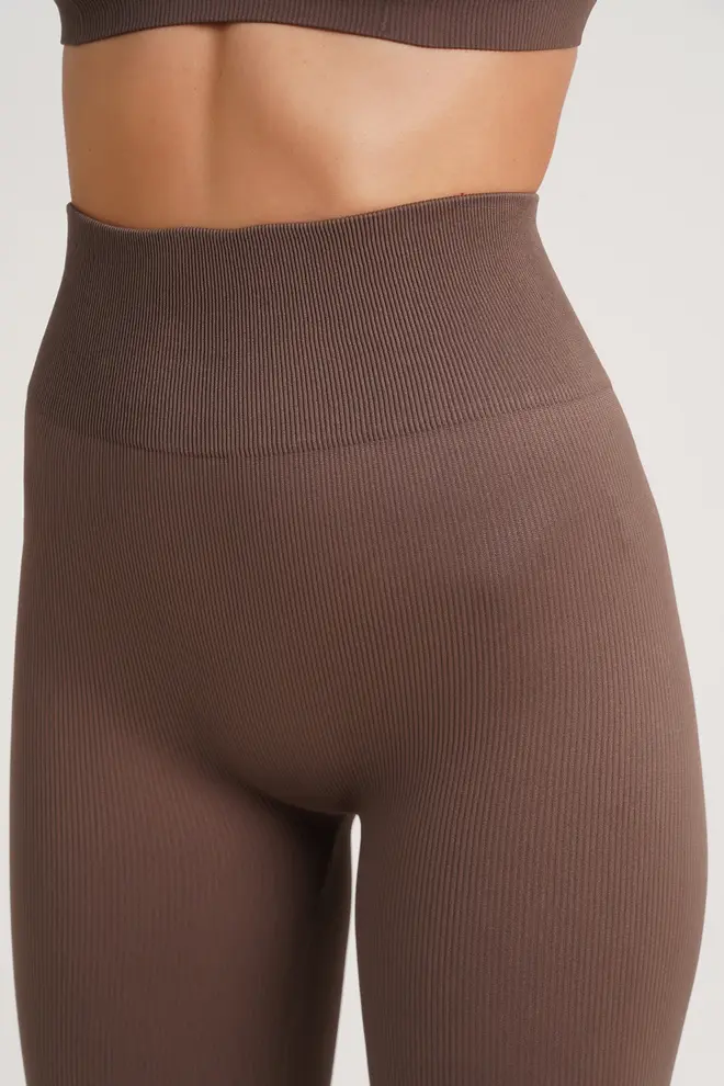 Gerippete Radlershorts TRACKS RIB (deep taupe)