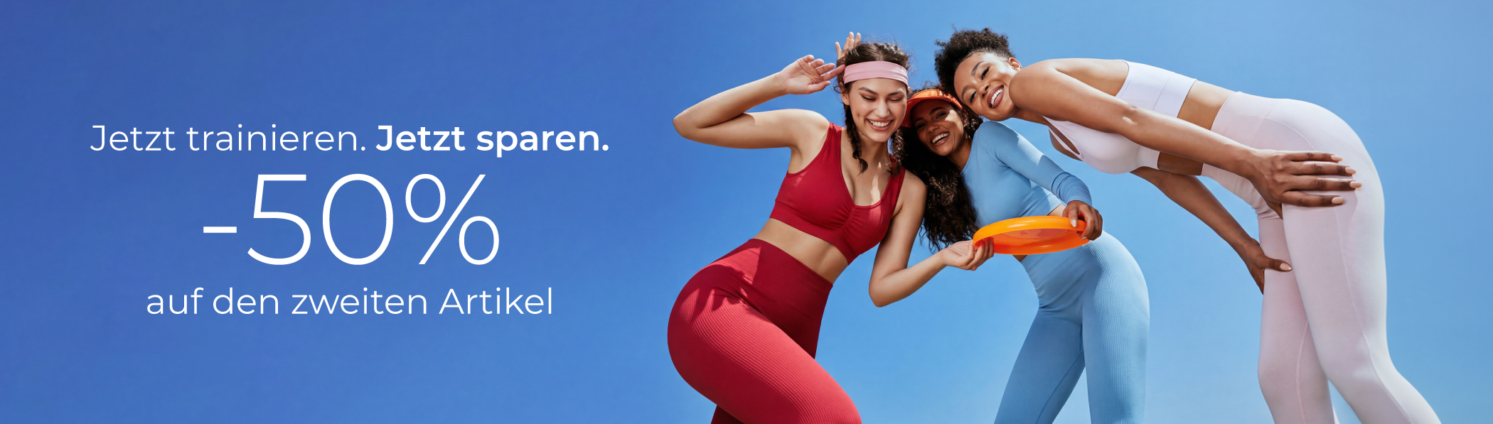 –50 % auf den zweiten Sportartikel