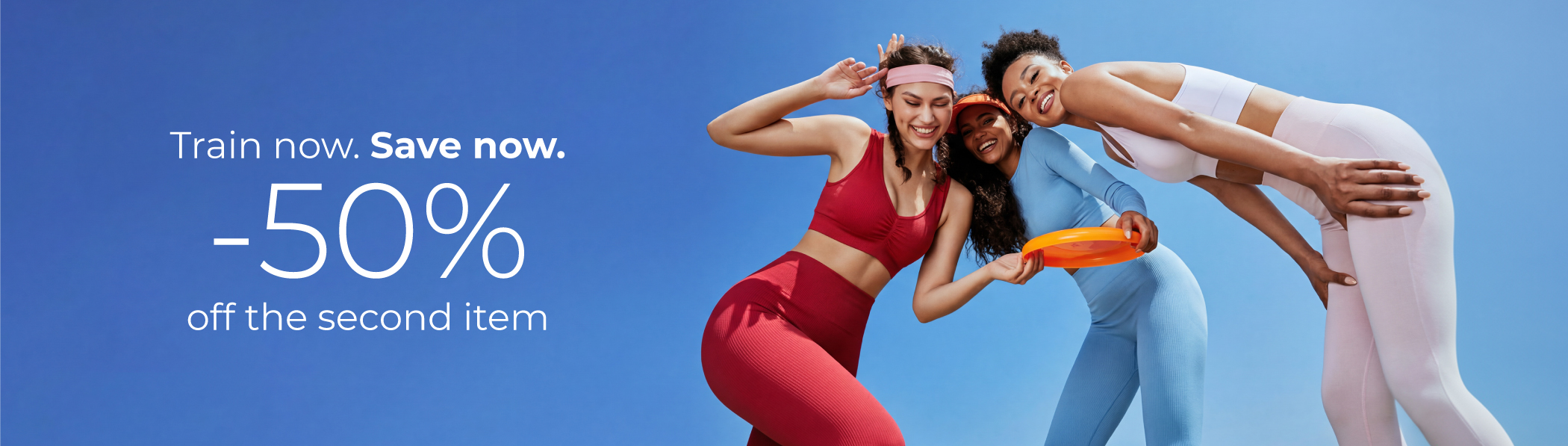 –50% on the second sports item