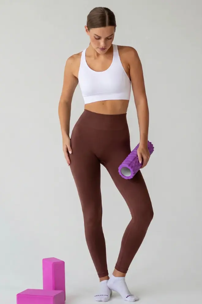 Nahtlose Leggings FLEXING Flexit (hot chocolate)