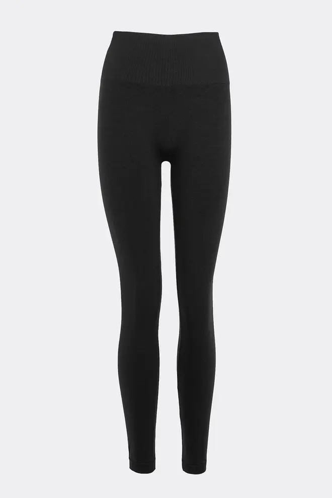 Leggings with a shaping waistband FLEXING LEGGINGS ACTIVE Flexit (Black)