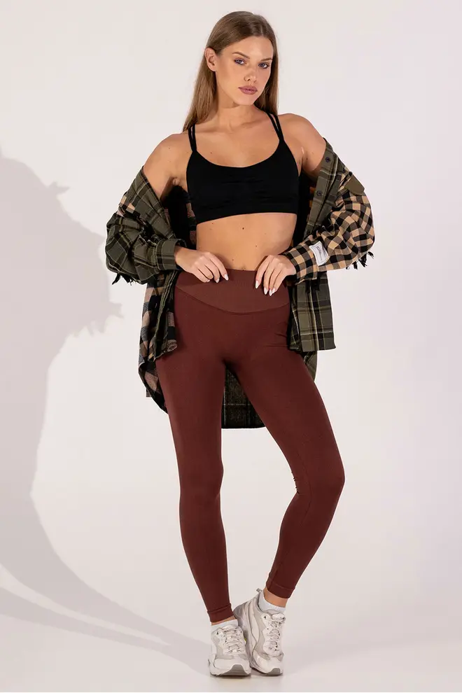 Leggings mit Push-up-Effekt FLEXING LEGGINGS GLAM Flexit (hot chocolate/hot chocolate)