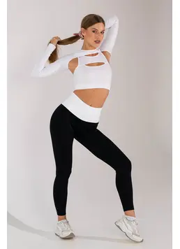 Leggings mit Push-up-Effekt FLEXING LEGGINGS GLAM Flexit (black/white)