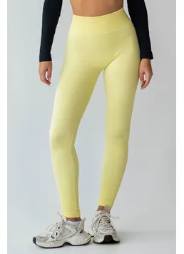 Gerippte Leggings FLEXING LEGGINGS POWER Flexit (lemon grass)