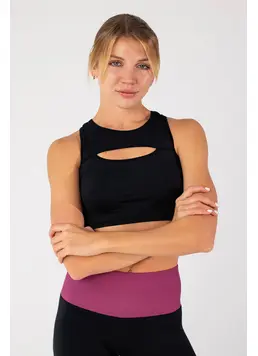 Top mit Ausschnitt FLEX TOP ENERGY Flexit (Schwarz)