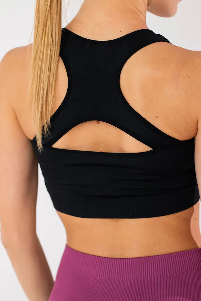 Top with Neckline FLEX TOP ENERGY Flexit (Black)