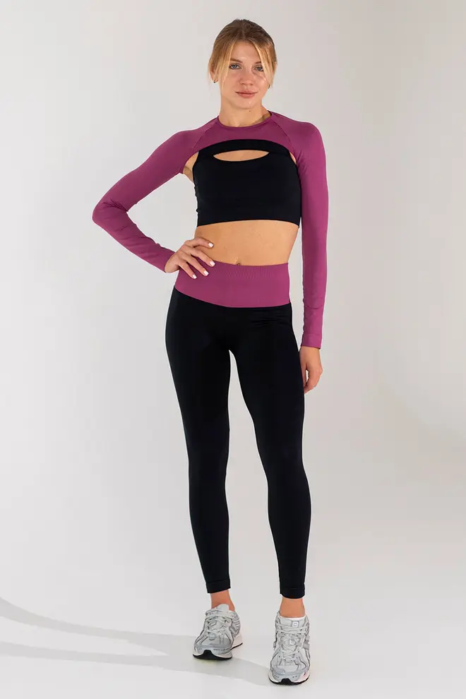 Top with Neckline FLEX TOP ENERGY Flexit (Black)