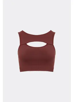 Top mit Ausschnitt FLEX TOP ENERGY Flexit (hot chocolate)