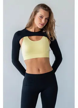 Top with Racerback FLEX TOP FREE FlexIt (lemon grass)