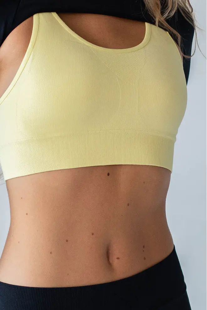 Top with Racerback FLEX TOP FREE FlexIt (lemon grass)