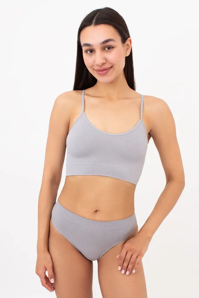 Nahtloser Brazilian Slip mit körniger Textur BRASILIAN BRIEFS GRAIN (griffin)