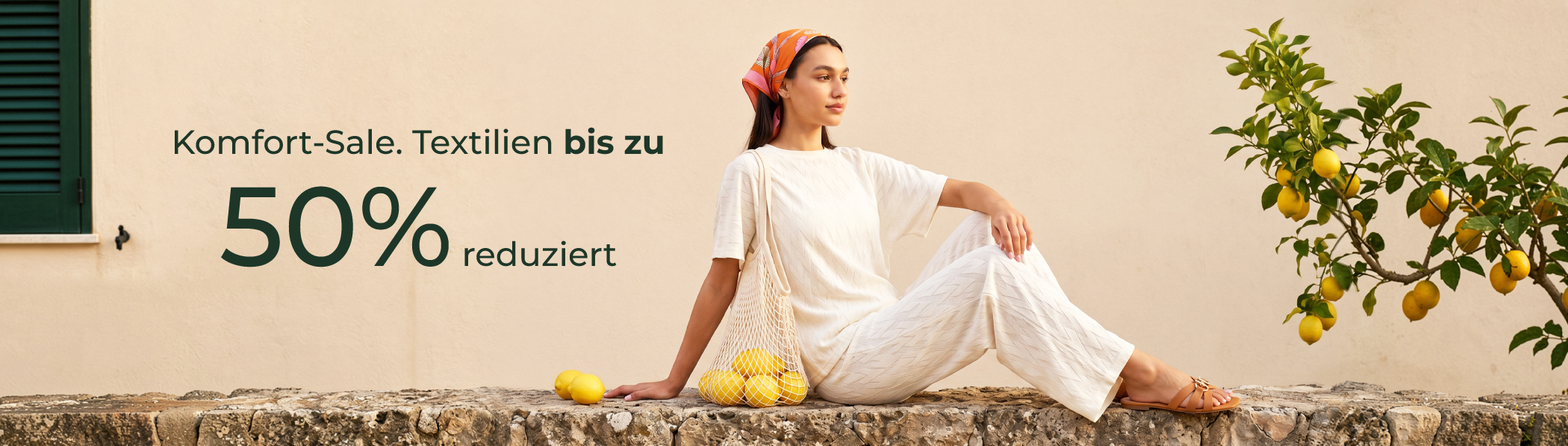 Textilien bis zu -50% reduziert