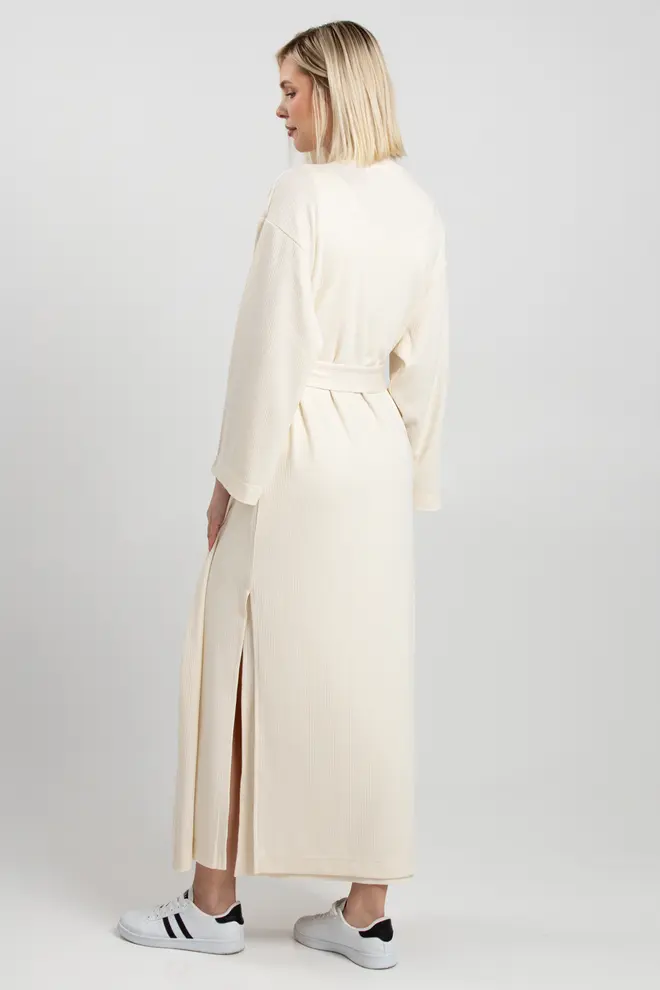 Long cardigan ESSENTIAL MILK 7402/320 light cream (milk / light cream)