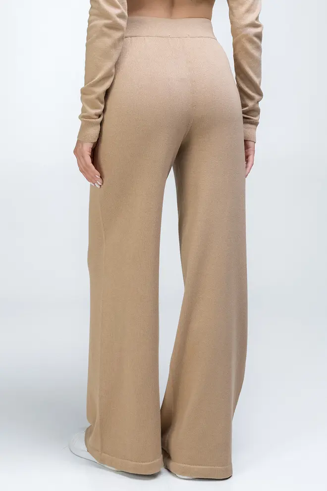 Hose aus Strickjersey FREYJA CTN 4327/230 (beige)