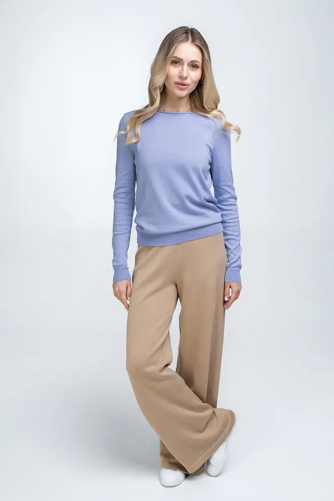 Knitted jumper FREYJA CTN 4426/230 (blue)