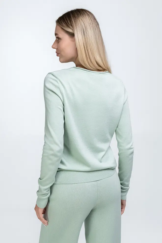 Knitted jumper FREYJA CTN 4426/230 (mint)